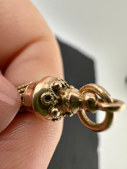 9ct Gold Victorian Etruscan Tassel charm