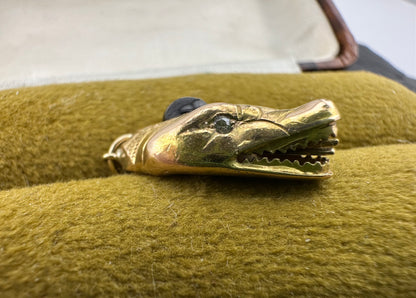 Reserved Lala- Antique 15ct Dragon/Snake Head charm