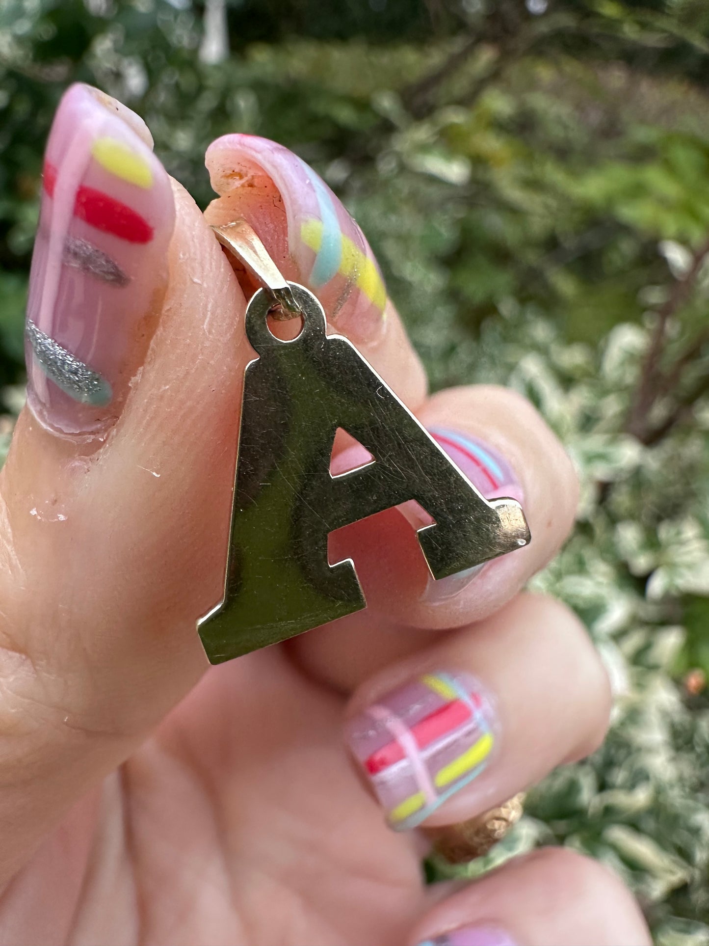 9ct Yellow Gold A Charm