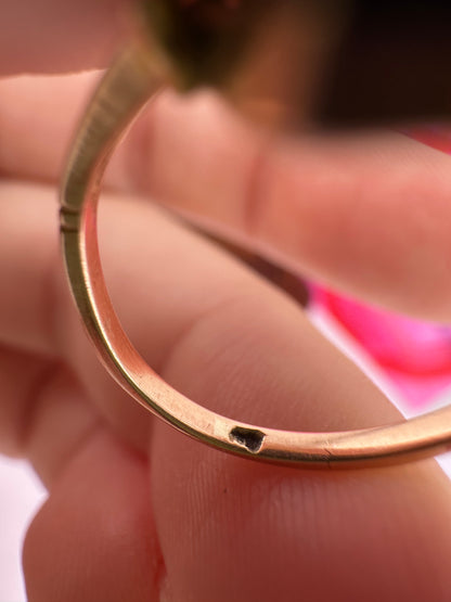 9ct Yellow Gold & Onyx A ring