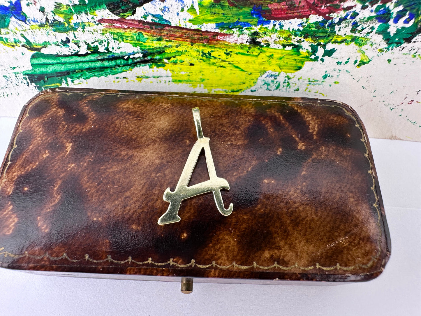 9ct Yellow Gold Italic A Charm