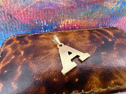 9ct Yellow Gold A Charm