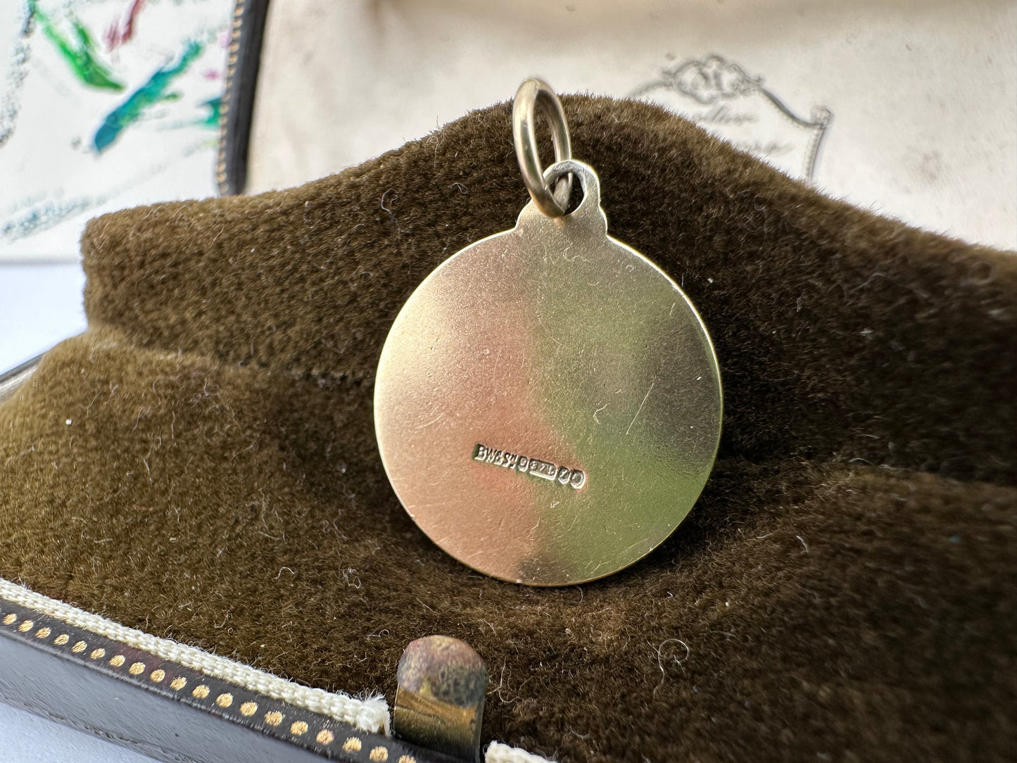 Vintage 9ct Gold Pisces Charm