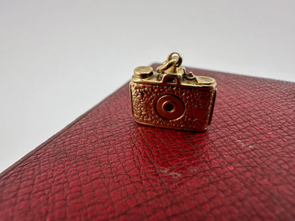 Vintage 9ct Gold Retro Camera Charm