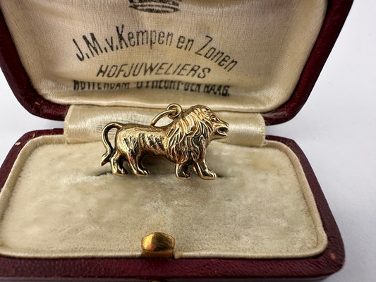 Vintage 9ct Gold Lion Charm