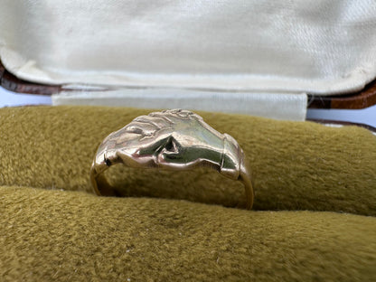 9ct Gold Fede clasped Hands rings