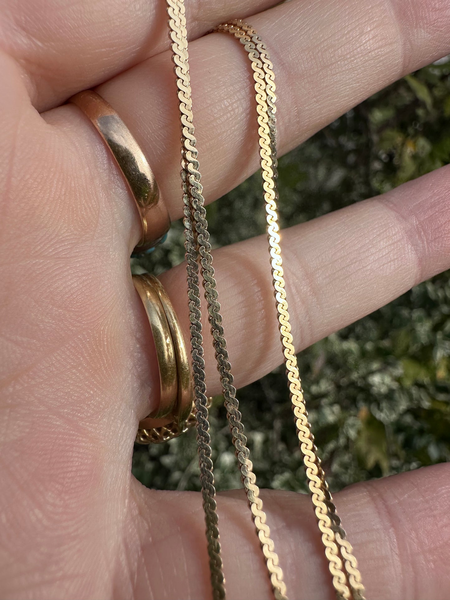Vintage 9ct S-Link chain