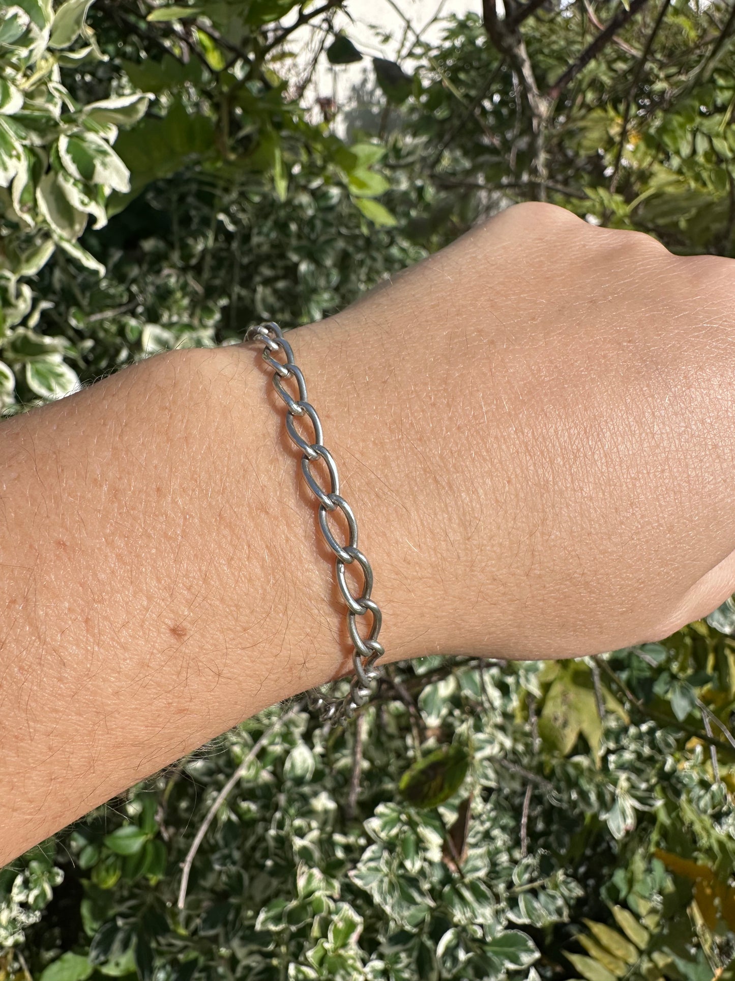 Sterling Silver Open Curb Bracelet