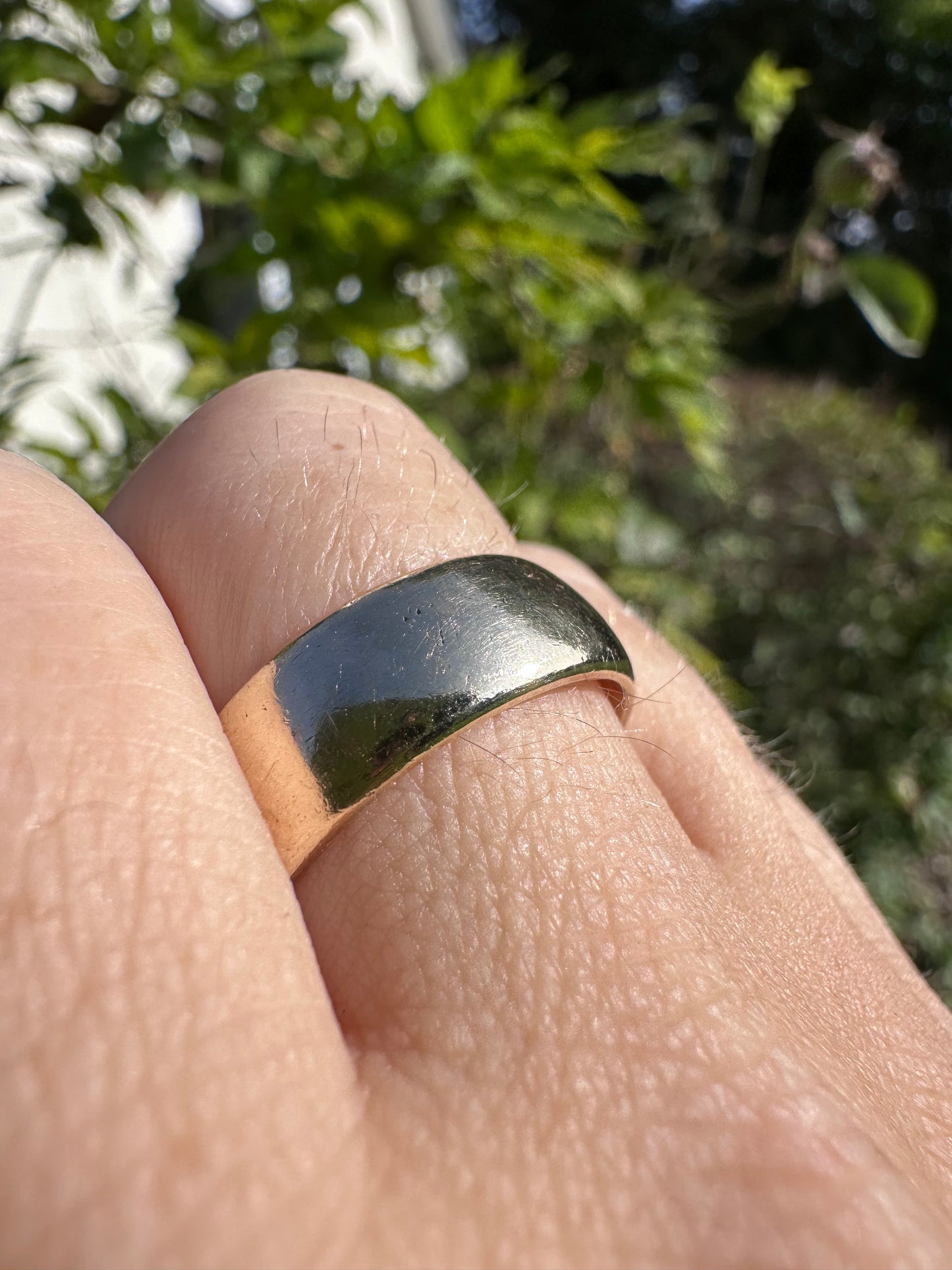 Vintage 9ct Yellow Gold Wide Band