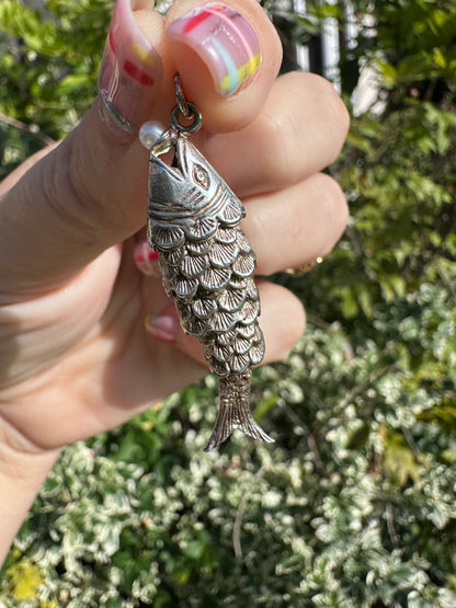Sterling Silver Articulated Fish