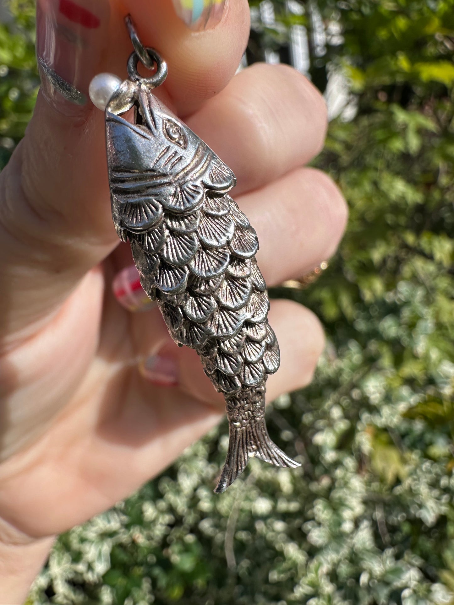 Sterling Silver Articulated Fish