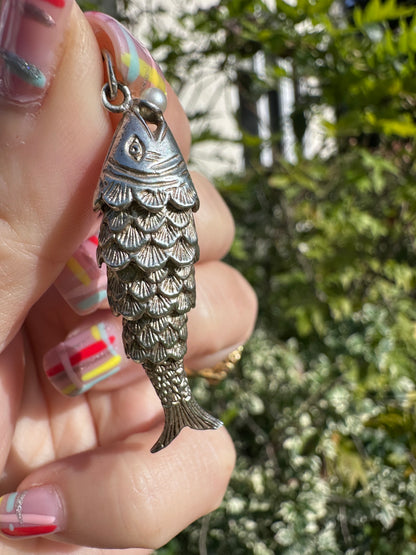 Sterling Silver Articulated Fish