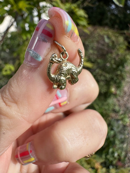 9ct Dinosaur charm