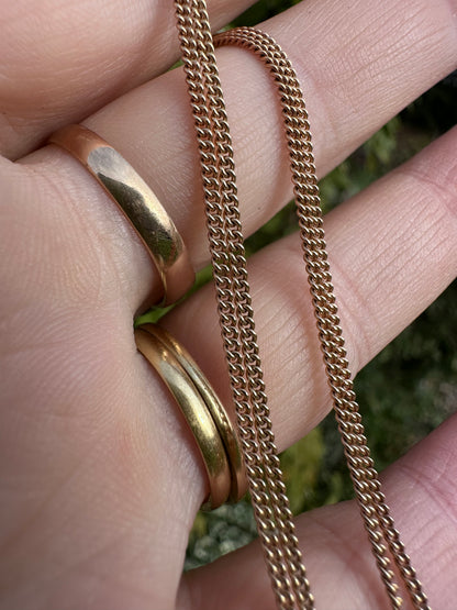 9ct mini curb chain