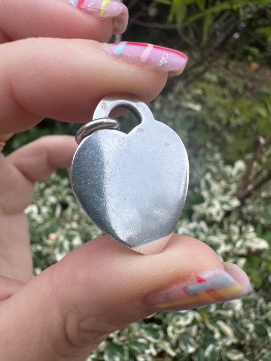 Sterling Silver Heart Charm