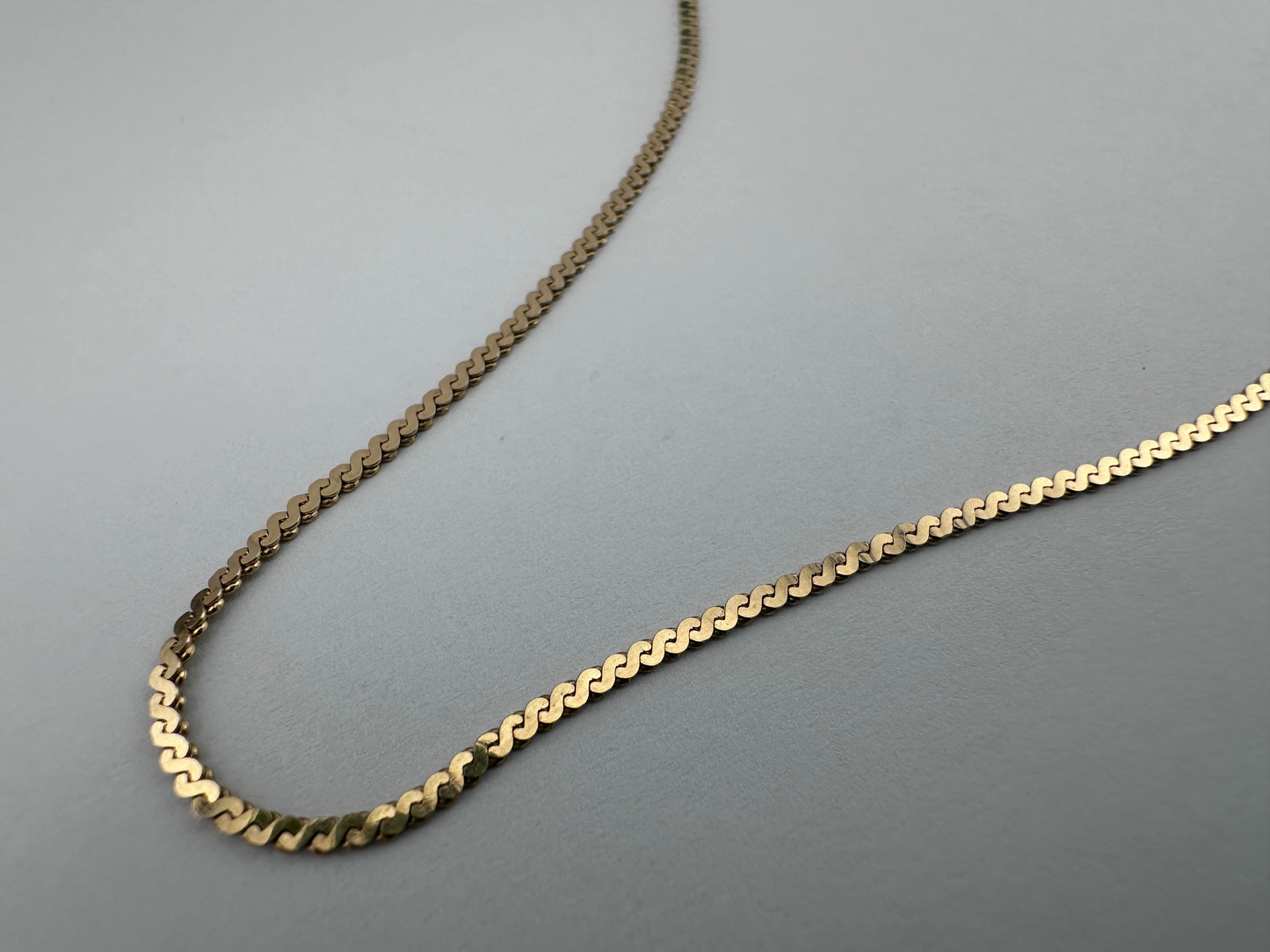 Vintage 9ct S-Link chain