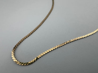 Vintage 9ct S-Link chain