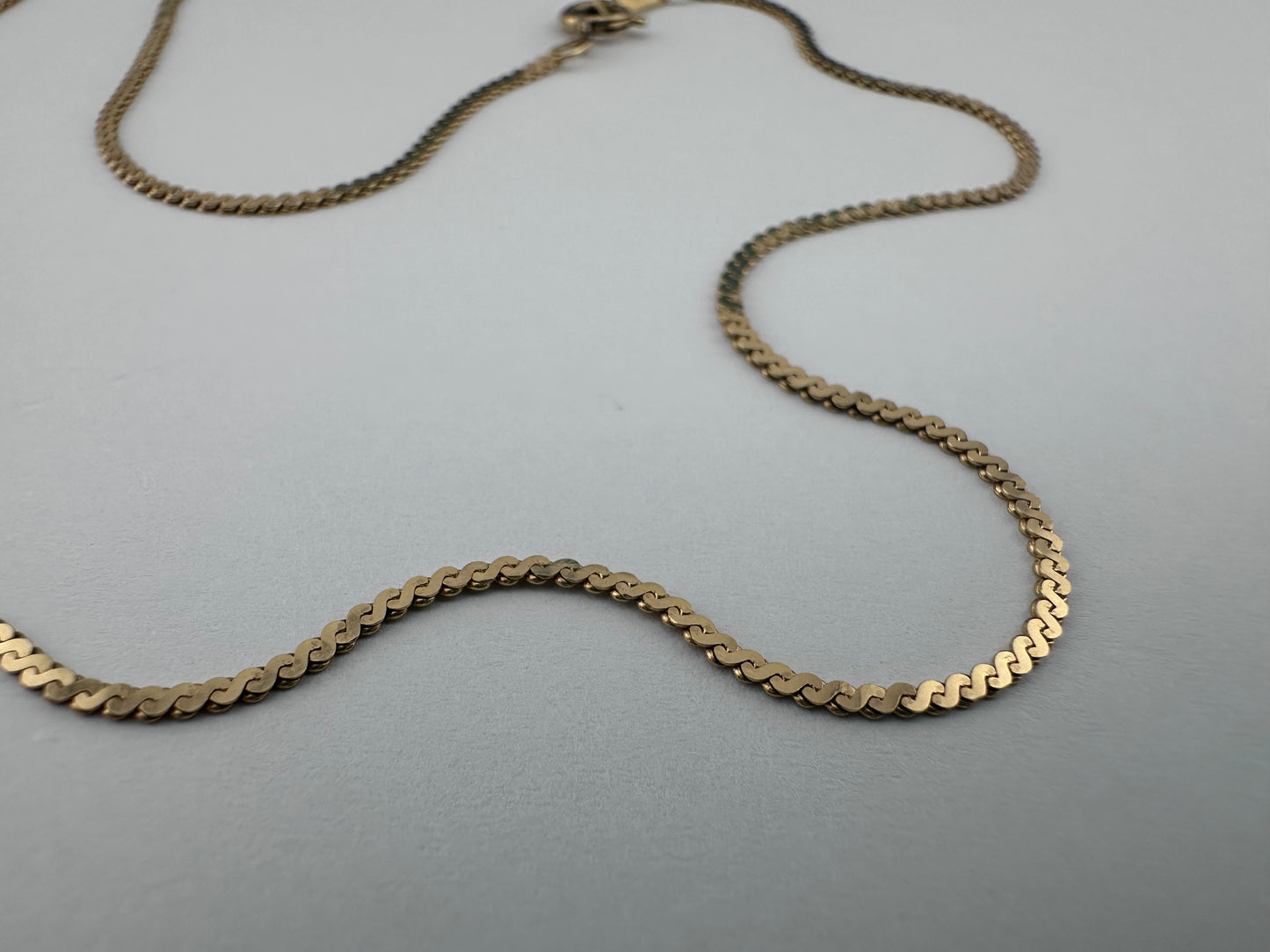 Vintage 9ct S-Link chain