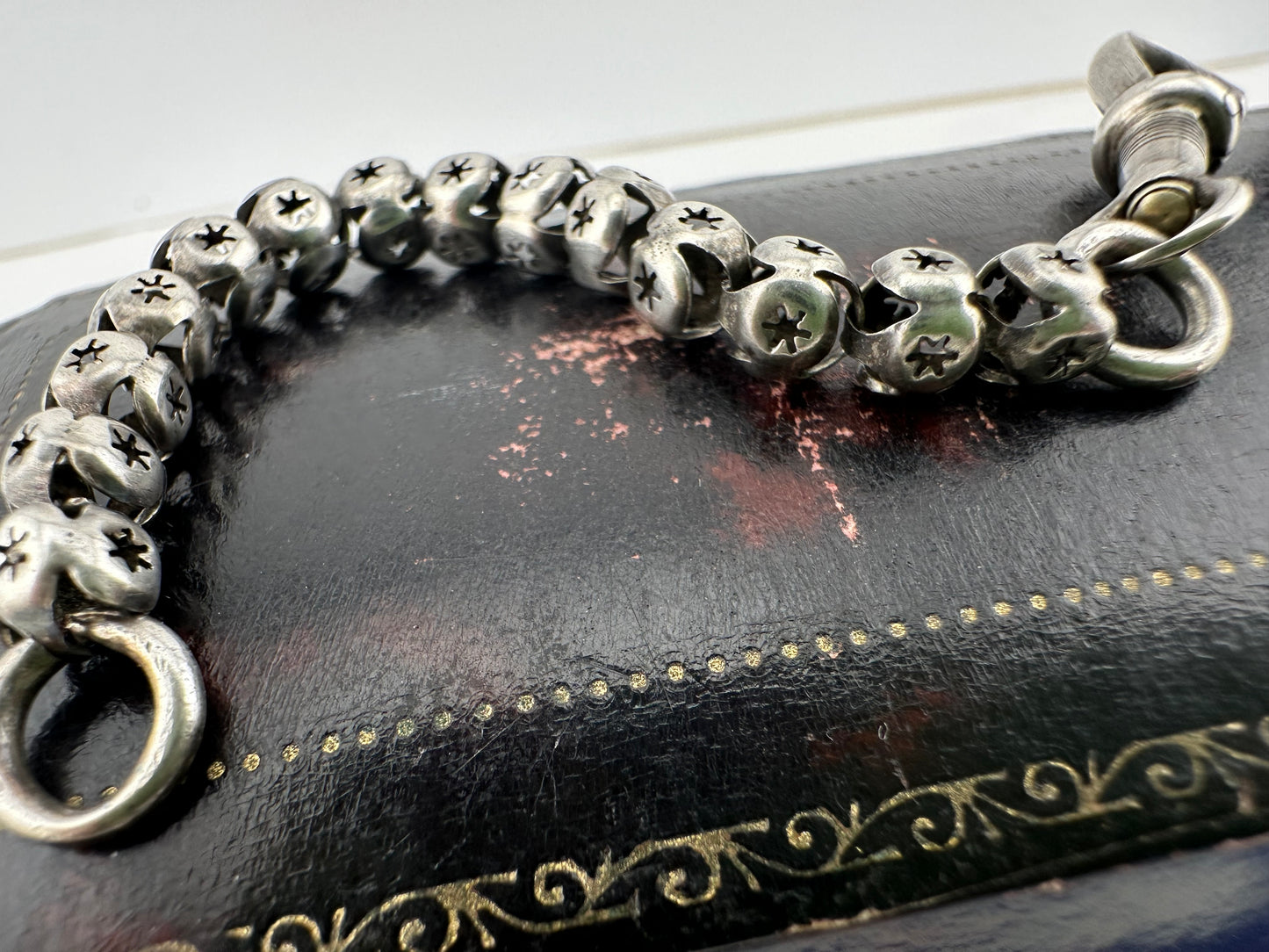 Sterling Silver Star Pierced Ball chain extender