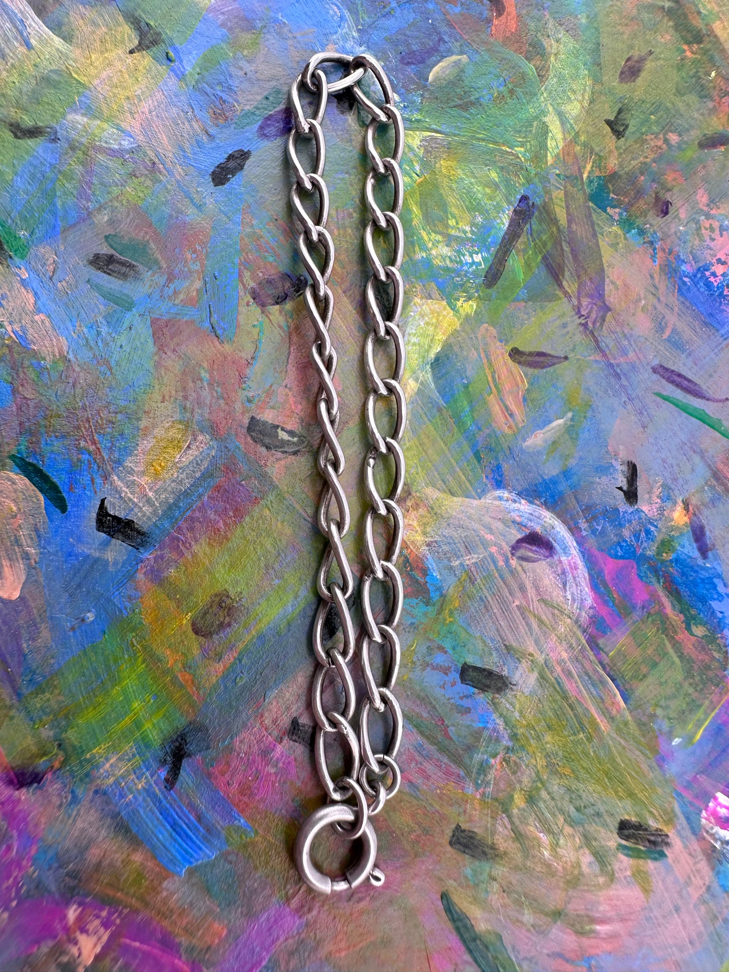 Sterling Silver Open Curb Bracelet