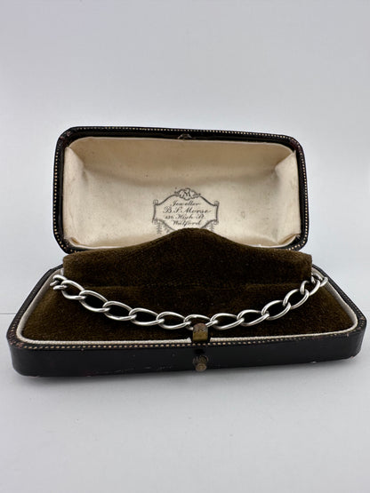 Sterling Silver Open Curb Bracelet