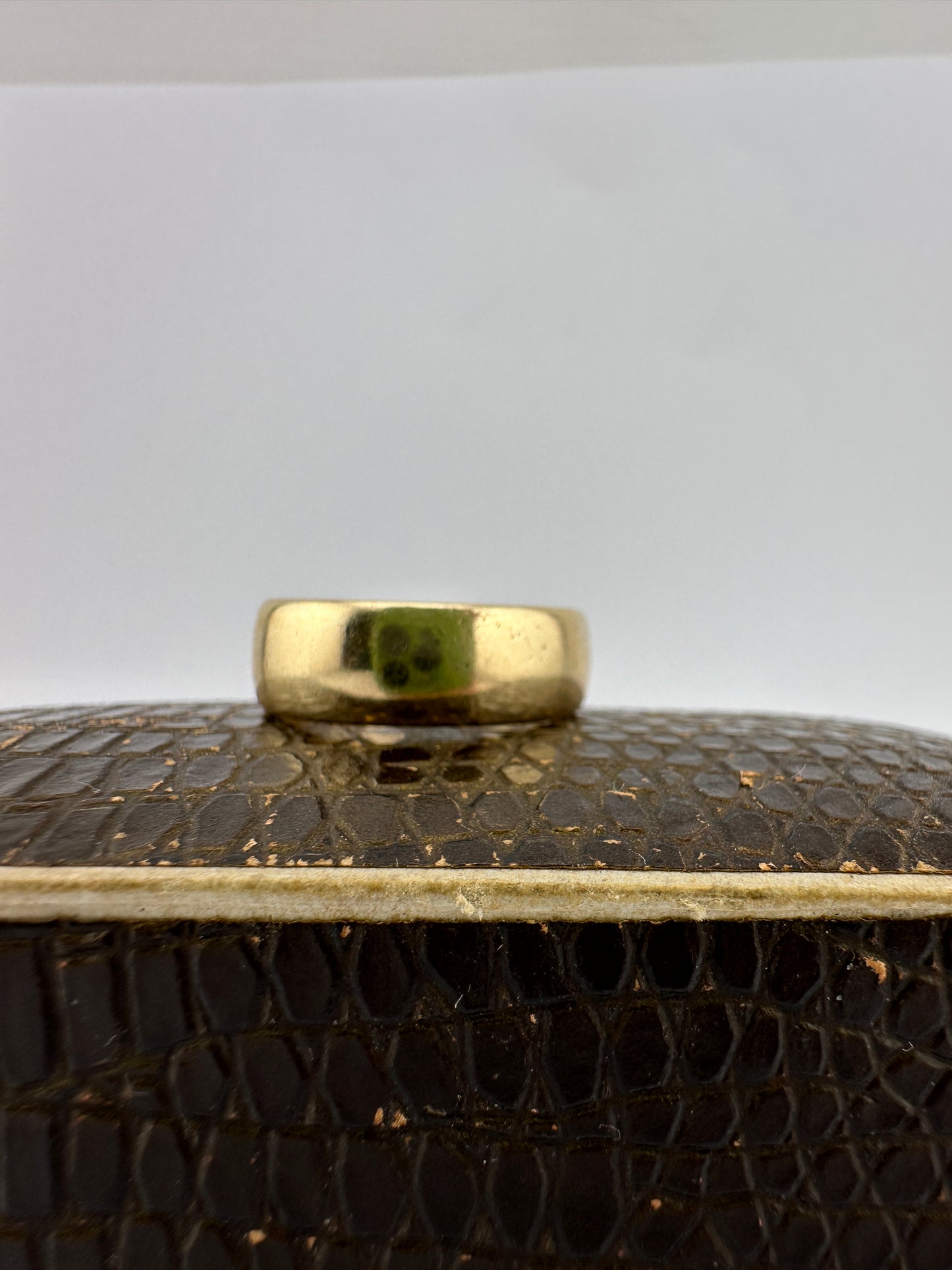 Vintage 9ct Yellow Gold Wide Band