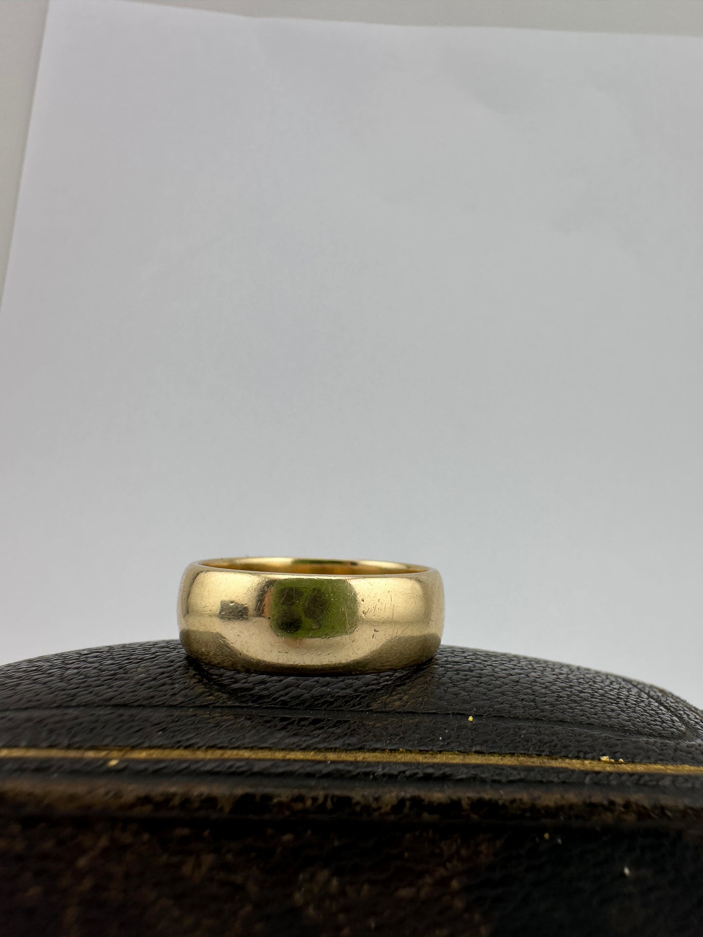 Vintage 9ct Yellow Gold Wide Band