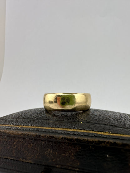 Vintage 9ct Yellow Gold Wide Band