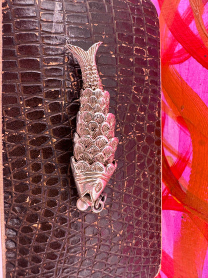 Sterling Silver Articulated Fish