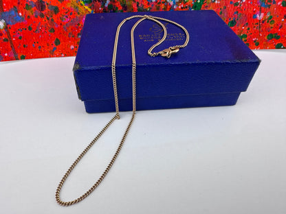 9ct mini curb chain