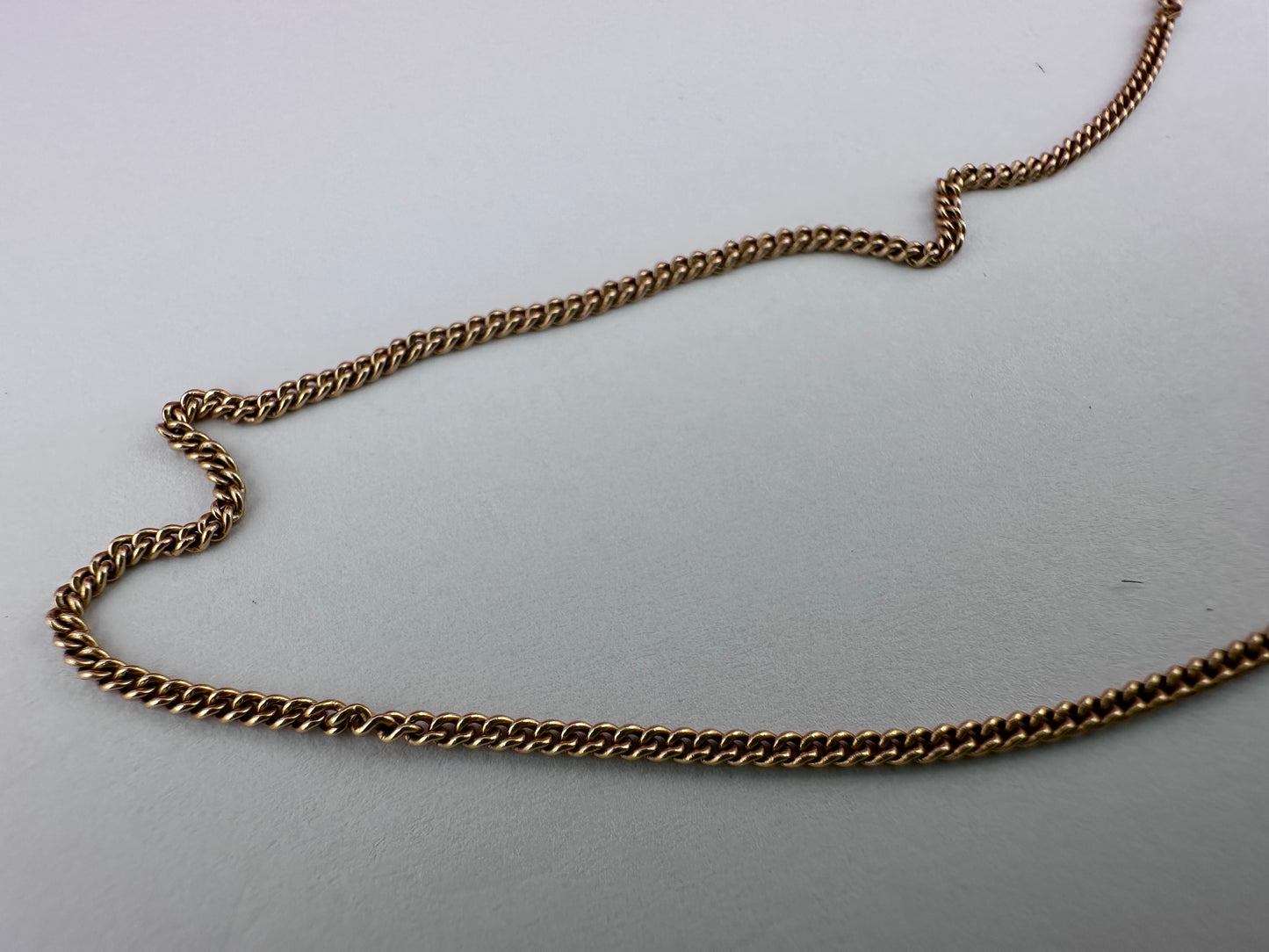 9ct mini curb chain