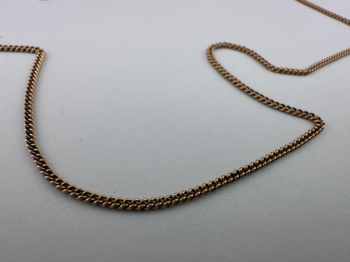 9ct mini curb chain