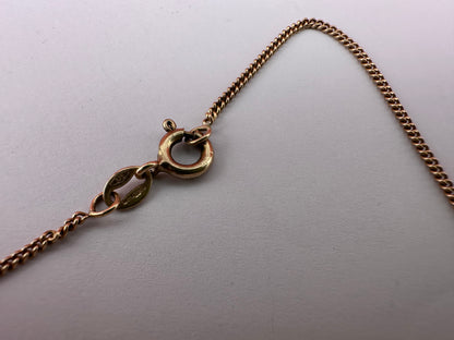 9ct mini curb chain