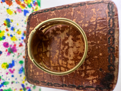 Georgian 18ct Gold Coral ring