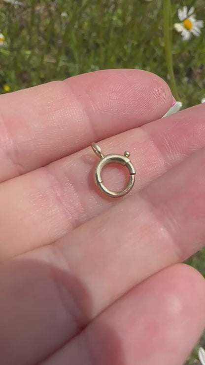 Antique 9ct gold bolt clasp
