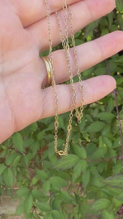 Antique 9ct Gold Knot Chain