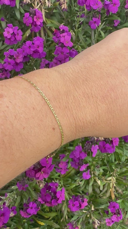 9ct Yellow Gold Mini Mariner bracelet