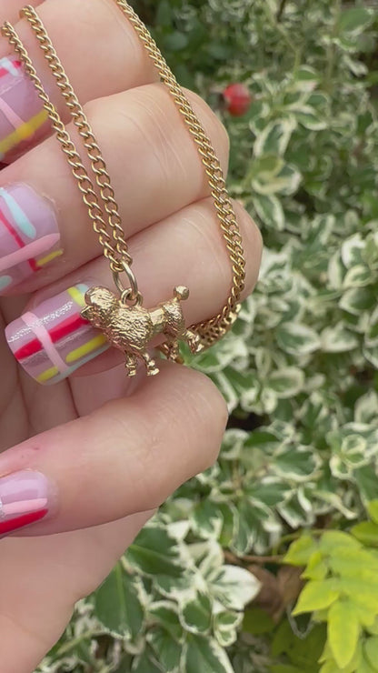 Vintage 9ct Poodle Charm