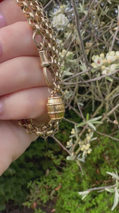 Vintage 9ct Moonshine Barrel charm