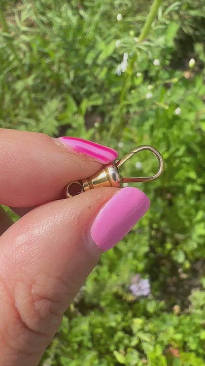 Antique 9ct Gold Dog clip