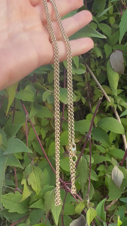 Vintage 9ct Gold long Belcher chain