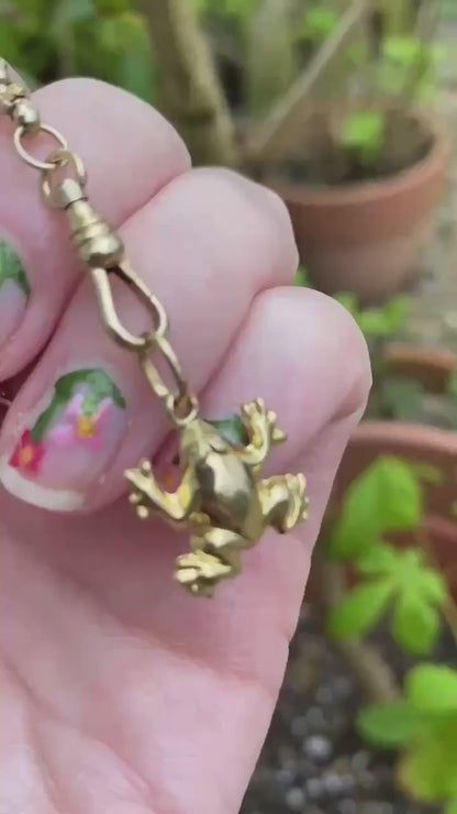 9ct Gold Frog charm