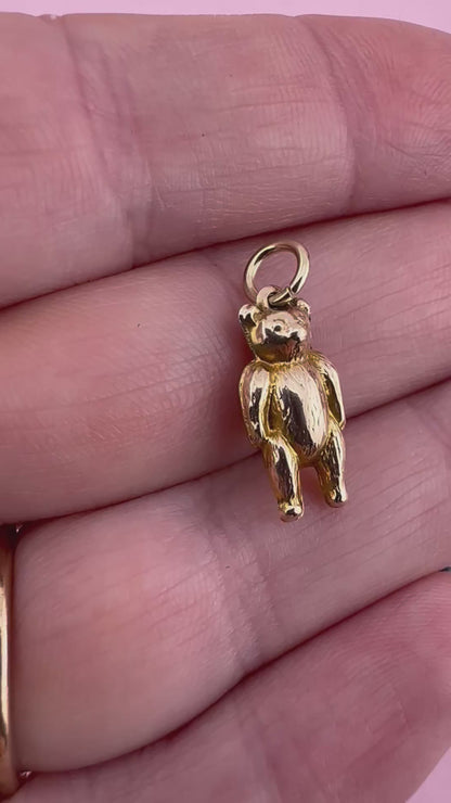 9ct Gold Teddy Bear Charm