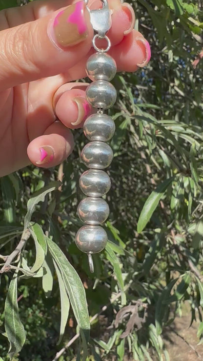 Sterling Silver Ball Extender with XL lobster clasp