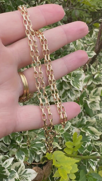 Vintage UnoAerre 9ct Gold Biker Chain