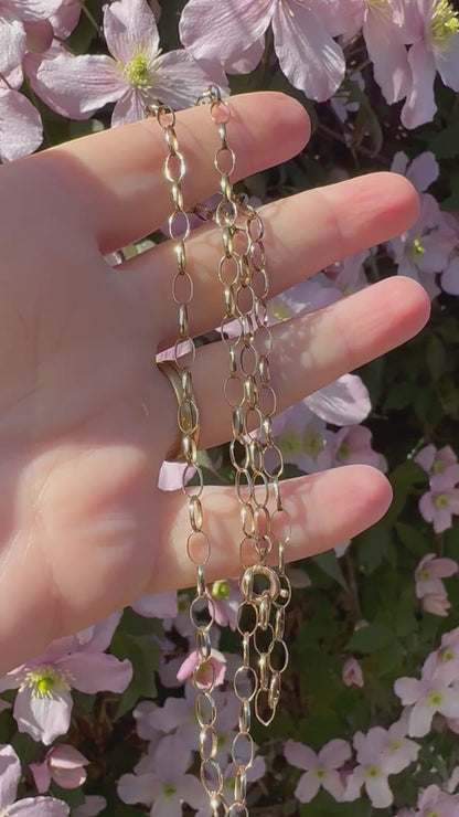 Vintage 9ct Gold Belcher chain