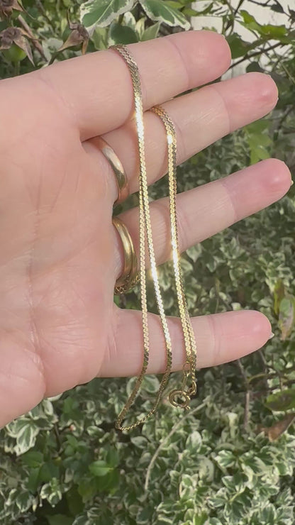 Vintage 9ct S-Link chain