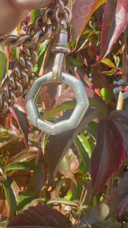 Sterling Silver Octagon connector