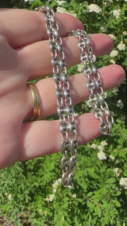 950 Silver Puffy Mariner Chain