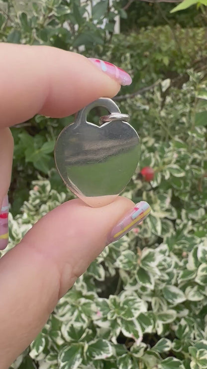 Sterling Silver Heart Charm